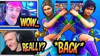 STREAMERS REACT TO *RARE* "SOCCER" SKINS COMING BACK! (SWEATY SKIN!) Fortnite FUNNY & EPIC Moments