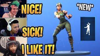 Streamers React to the *NEW* Spike it Emote! - Fortnite Best and Funny Moments