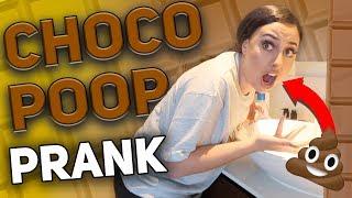 CRAZY CHOCOLATE POOP PRANK!! ???????? (SHE ATE IT)