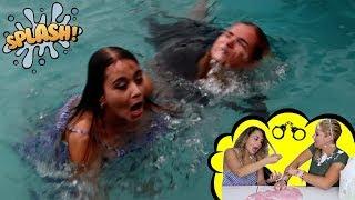 HANDCUFFED SLIME CHALLENGE ENDS IN POOL !!!/PRANK