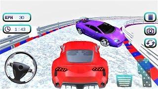 Extreme City GT Racing Car Stunts: Levels Snow- Android Gameplay - Sport Cars Crazy Stunts