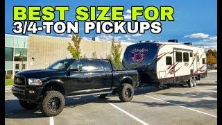 Best size RV for 3/4 Ton truck!  Travel Trailers you can tow