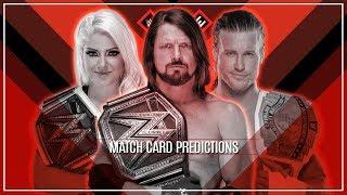 WWE EXTREME RULES 2018 MATCH CARD PREDICTIONS