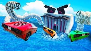 DRIVING INTO THE KRAKEN'S MOUTH! (GTA 5 Funny Moments)