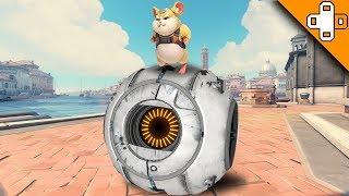 EVIL GLADOS HAMMOND! Overwatch Funny & Epic Moments 581