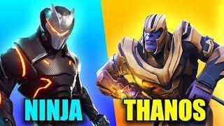 NINJA vs THANOS in Fortnite Battle Royale! (Funny Moments & Twitch Highlights) #9