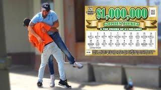 FAKE $10,000 LOTTERY TICKET PRANK on Strangers