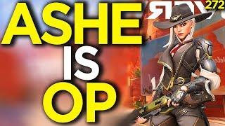 Ashe's Ult Bob Is OP Nanoboosted - Overwatch Funny Moments 272