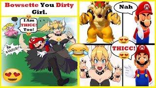 Funny Bowsette Memes Compilation #1 - Mario And Super Crown Memes