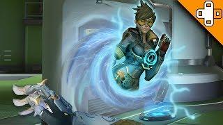 TRACER PORTAL GUN! Overwatch Funny & Epic Moments 493