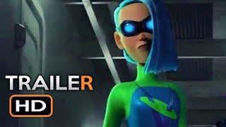 INCREDIBLES 2 All Movie Clips + Trailers (2018) Disney Pixar Animated Kids Movie HD