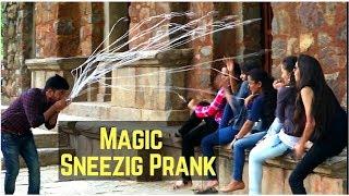 Sneezing Magic Prank - Magic Prank in India - [ Gaurav Tv ]