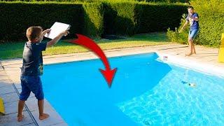 PRANK - Swan jette le Macbook de Néo dans la piscine !