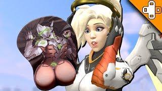 Mercy LOVES Genji! Overwatch Funny & Epic Moments 653