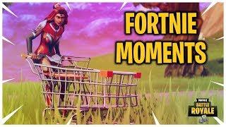 Fortnite New Update Shopping Cart Vehicle it's Hilarious (Fortnite Epic and Funny Moments Ep.3)