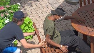 Chair Pull Pie in The Face Prank