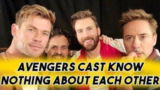 AVENGERS ENDGAME CAST KNOW NOTHING ABOUT EACH OTHER | FUNNY MOMENTS