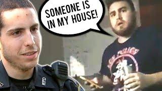 ROOMATE DIDN'T KNOW I WAS HOME PRANK GONE WRONG *COPS CALLED*