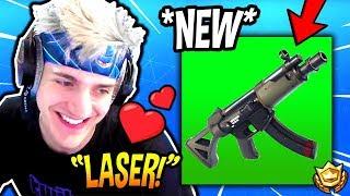 NINJA LOVES THE *NEW* SUBMACHINE GUN! *OVERPOWERED?* Fortnite FUNNY & SAVAGE Moments