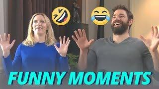 Emily Blunt & John Krasinski Funny Moments (A Quiet Place)