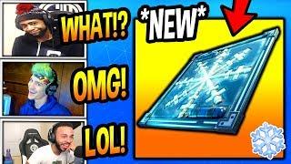 STREAMERS REACT TO *NEW* "CHILLER" TRAP! (FREEZE TRAP!) Fortnite EPIC & FUNNY Moments
