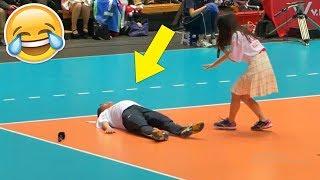 VOLLEYBALL KNOCKOUT !? Funny Volleyball Videos (HD)