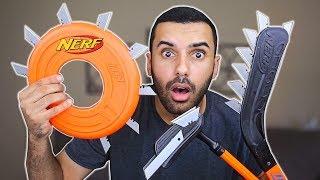 MOST DANGEROUS TOY OF ALL TIME!! (EXTREME NERF SPORTS EDITION!!)