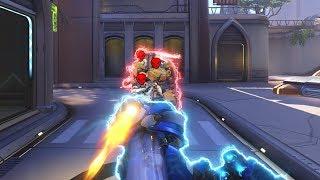 Reinhardt Got 3 Kills With An OP TRICK!! - Overwatch Funny Moments Best Plays 74