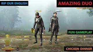 [Hindi] PUBG MOBILE | FUNNY ENGLISH WITH AMAZING DUO GAMEPLAY