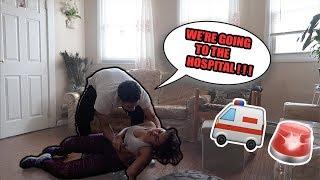 PASSED OUT PRANK ON BOYFRIEND *CUTEST REACTION*