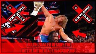 SETH ROLLINS VS DOLPH ZIGGLER | ZIGGLER WINS (WWE EXTREME RULES 2018 RESULTS)