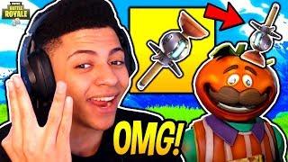 MYTH REACTS TO *NEW* CLINGER GRENADE!! (STICKY BOMB) Fortnite SAVAGE & FUNNY Moments
