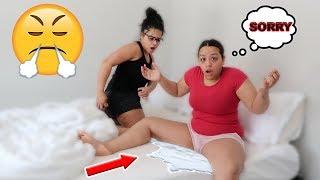 I PEED ON THE BED PRANK!!! *SHE WAS FURIOUS*