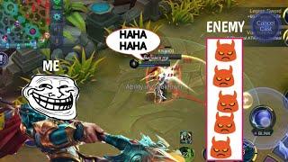 ML PRANK | ENEMY IS SO ANGRY THEY GO AFK | AUTO SAVAGE | MOBILE LEGENDS