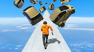 I TRIED THE HARDEST FALLING CAR OBSTACLE! - GTA 5 Funny Moments