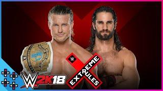Extreme Rules: Ziggler vs. Rollins - 30-Minute Ironman Intercontinental Title Match - WWE 2K18 Sims