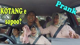 PRANK isteri ! BH dalam mobil | GAGAL | prank lucu | bajidot vlog salembrot vlog