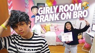 Girly Room Prank On Bro! | Ranz and Niana