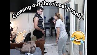 COMING OUT OF THE CLOSET PRANK ON GIRLFRIEND! * SHE LEAVES ME*