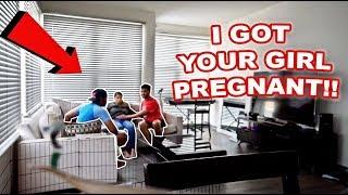 I GOT YOUR GIRLFRIEND PREGNANT PRANK ON NATESLIFE!!! | The Aqua Family
