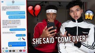 Song Lyric Prank On BESTFRIEND'S GIRLFRIEND...???? *she cheated* (gone wrong)!