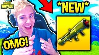 NINJA REACTS TO *NEW* GUIDED MISSILE LAUNCHER! Fortnite SAVAGE & FUNNY Moments
