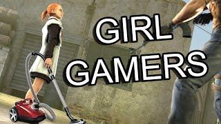 when girls play CSGO (FUNNY MOMENTS)