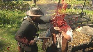 Red Dead Redemption 2 - Funny/Brutal/Combat Moments Compilation #9