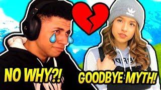 MYTH GETS REJECTED BY POKIMANE FOR ANOTHER MAN! (EMOTIONAL) Fortnite FUNNY & SAVAGE Moments
