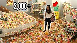 Room Covered in Squishies Prank on Little Sister..2,000+ SQUISHIES