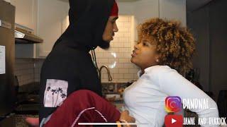 LETS HAVE ... ON THE COUNTER PRANK ON GIRLFRIEND ????