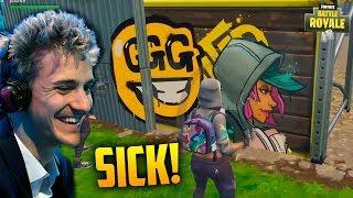 NINJA REACTS TO NEW GRAFFITI EMOTES IN FORTNITE!!! Fortnite Highlights & Funny Moments 2018