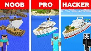 Minecraft NOOB vs PRO vs HACKER: BOAT BATTLE in Minecraft / Funny Animation