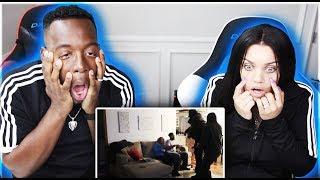 HOME INVASION PRANK ON WIFE SHE FREAKS OUT REACTION!!